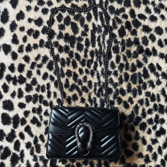 Handbags - Black faux leather shoulder purse